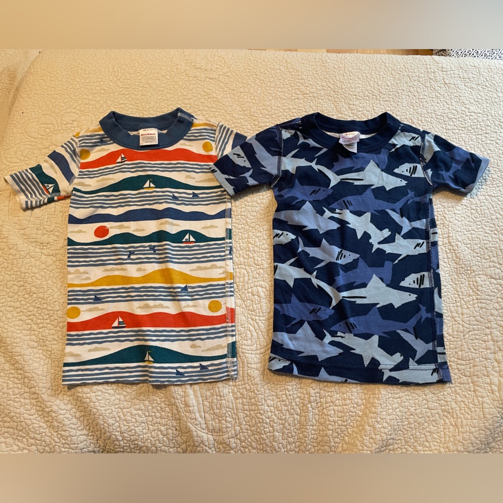 Hanna Andersson Kids Tees - Blue and Multicolor